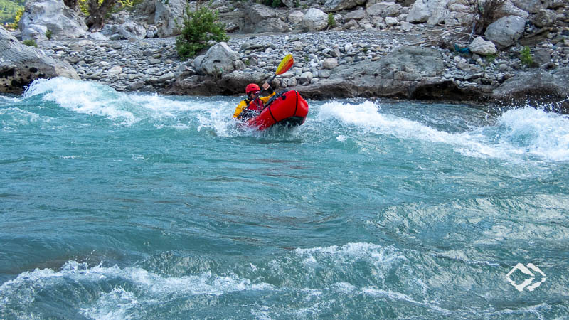 Packrafting Wildwasser Tour Albanien