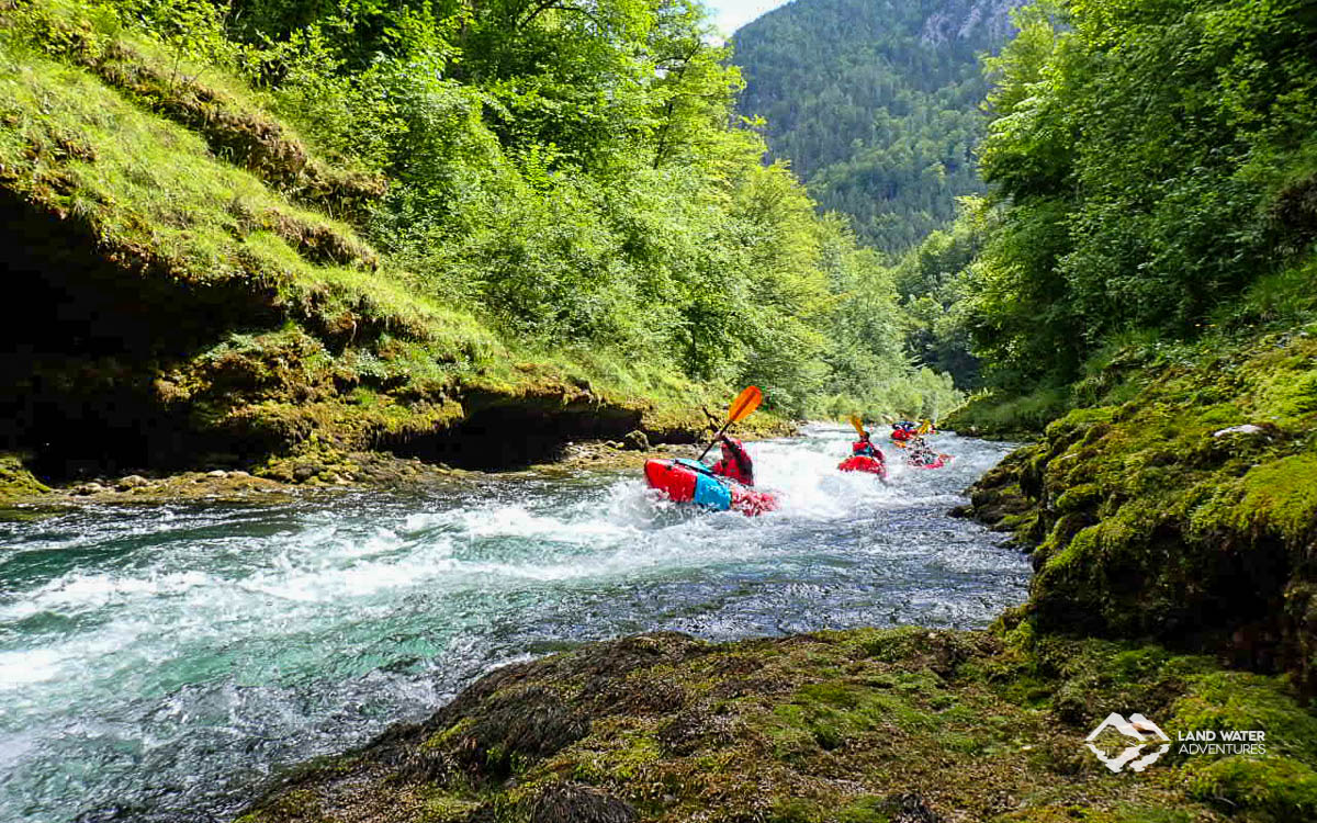 Wildwasser Woche Salza in der Steiermark