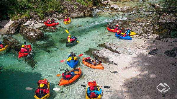 Wildwasser Packrafting Slowenien