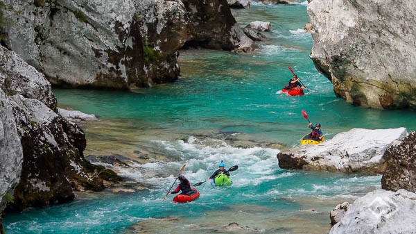 Wildwasser Packrafting Slowenien