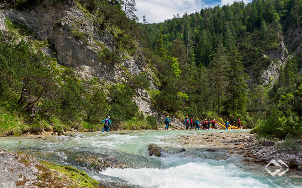 Advanced Wildwasser Packrafting Kurse Tirol
