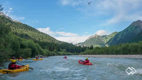 Wildwasser Packrafting Wochenende, Tirol