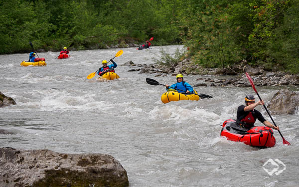 Whitewater Packrafting Training Tyrol